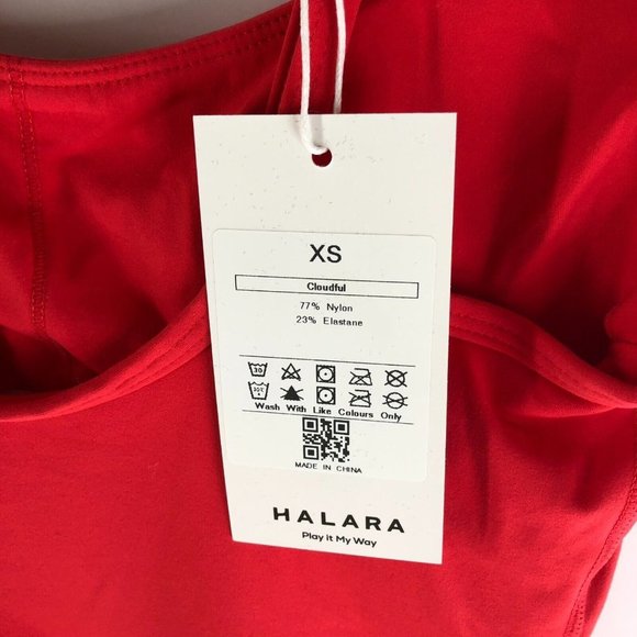 Halara Everyday Cloudful Padded Pocket 2-in-1 Activity Dress Poinsettia XS - Picture 6 of 6